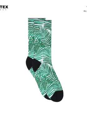 英国 Vertex 绿叶子机能速干透气排汗专业运动骑行袜潮人袜