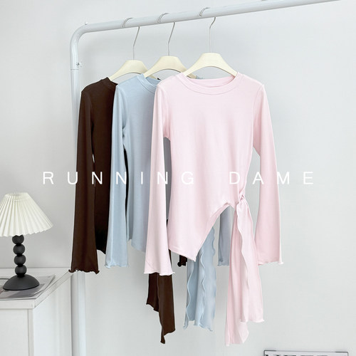 瑜伽服女2025秋冬新款露脐