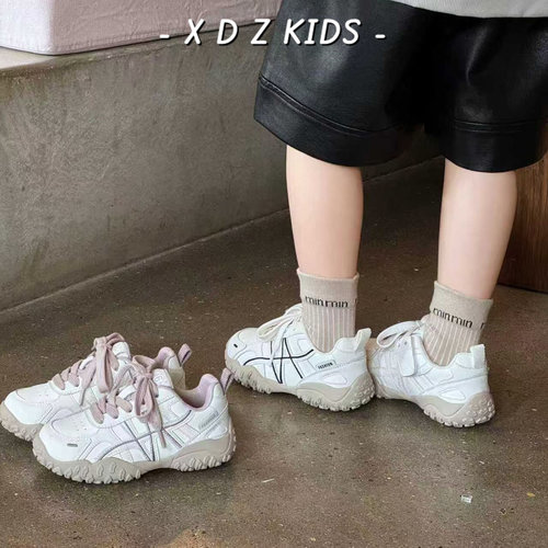 真皮儿童阿甘鞋轻便运动鞋软底