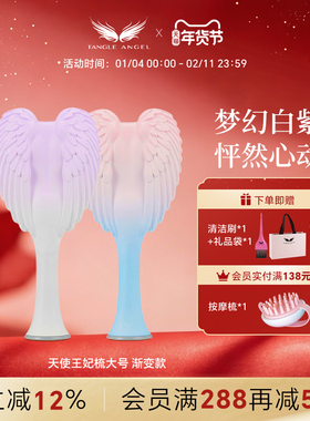 Tangle Angel英国天使王妃梳子女士家用发梳渐变色按摩梳生日礼物