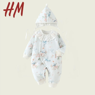 新生儿40g棉连体衣纯棉春秋四季无骨A类新生婴幼儿和尚服安阳