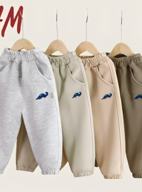 清仓撤柜儿童卫裤春季新款宝宝休闲长裤男童运动裤裤子童装外穿裤