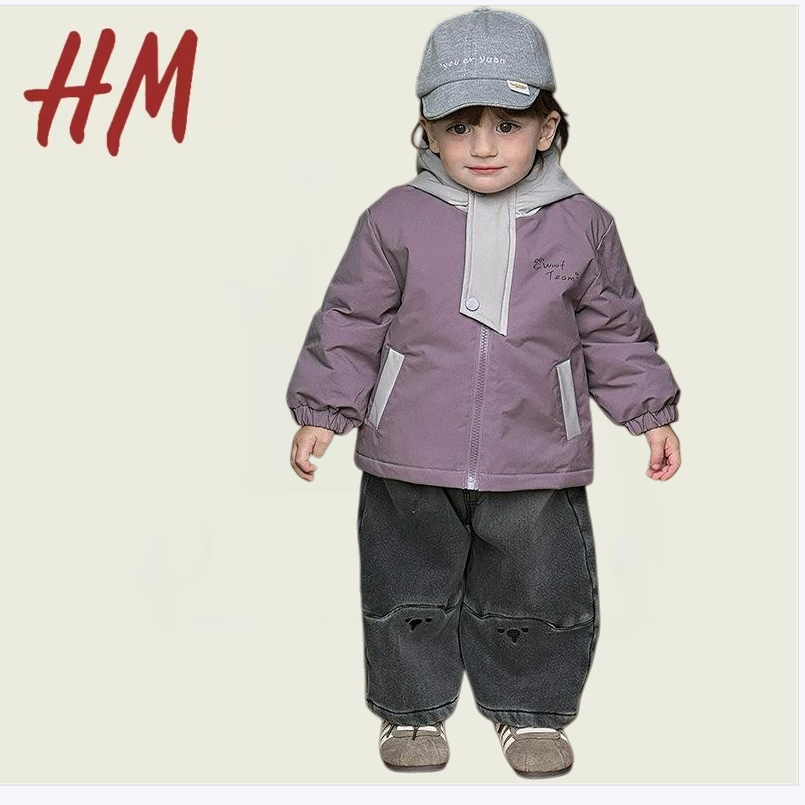 撤柜清仓特价婴幼儿外出服秋冬外套男宝宝冬装夹棉连帽冲锋衣男童