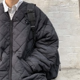 Y01*冬季菱形格棉服男女复古棉衣外套P98控128，男装棉衣，星座617A(原A401)