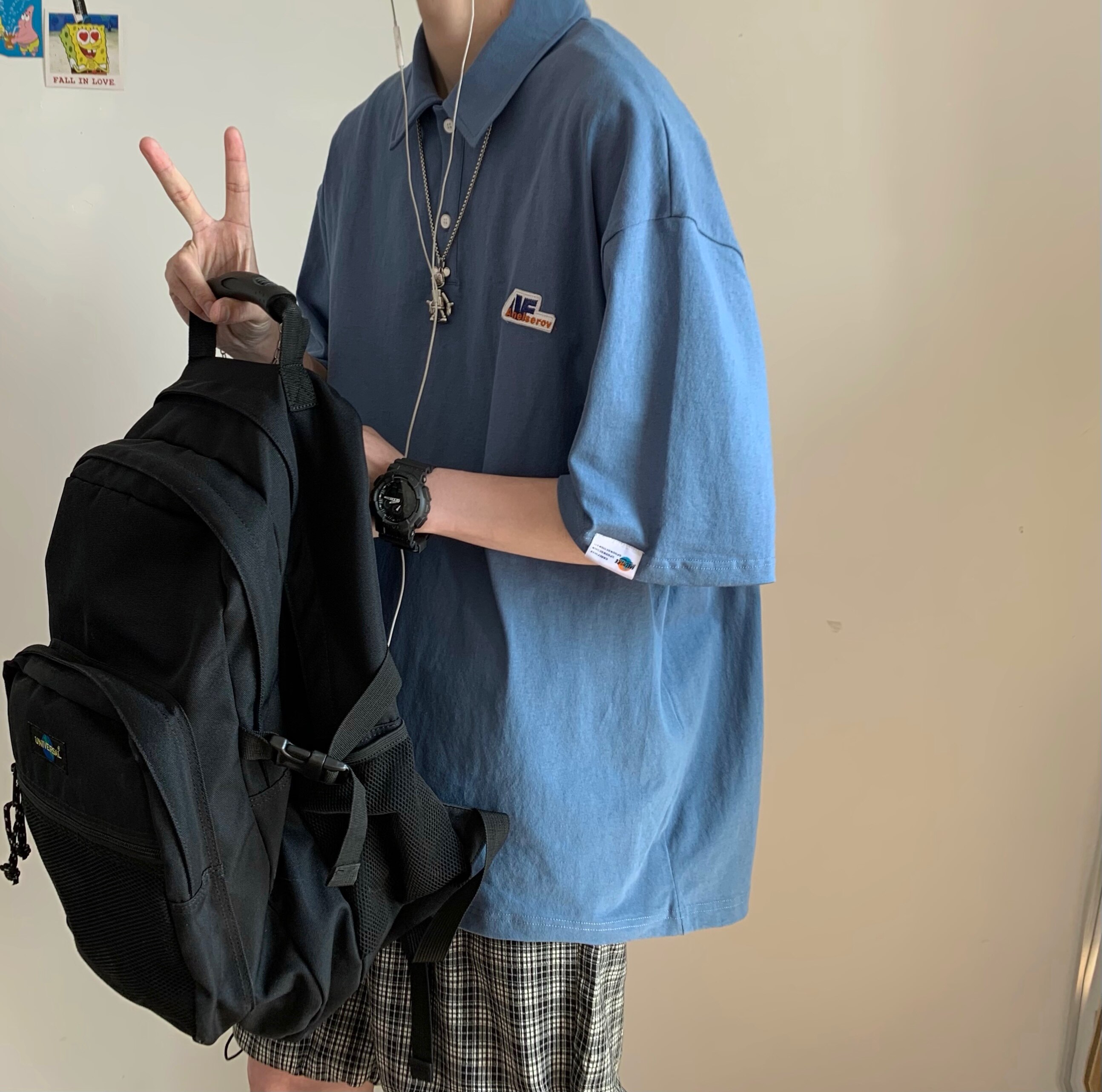 C75*22夏季男士宽松休闲polo上衣半袖polo衫P48(限价58）图片