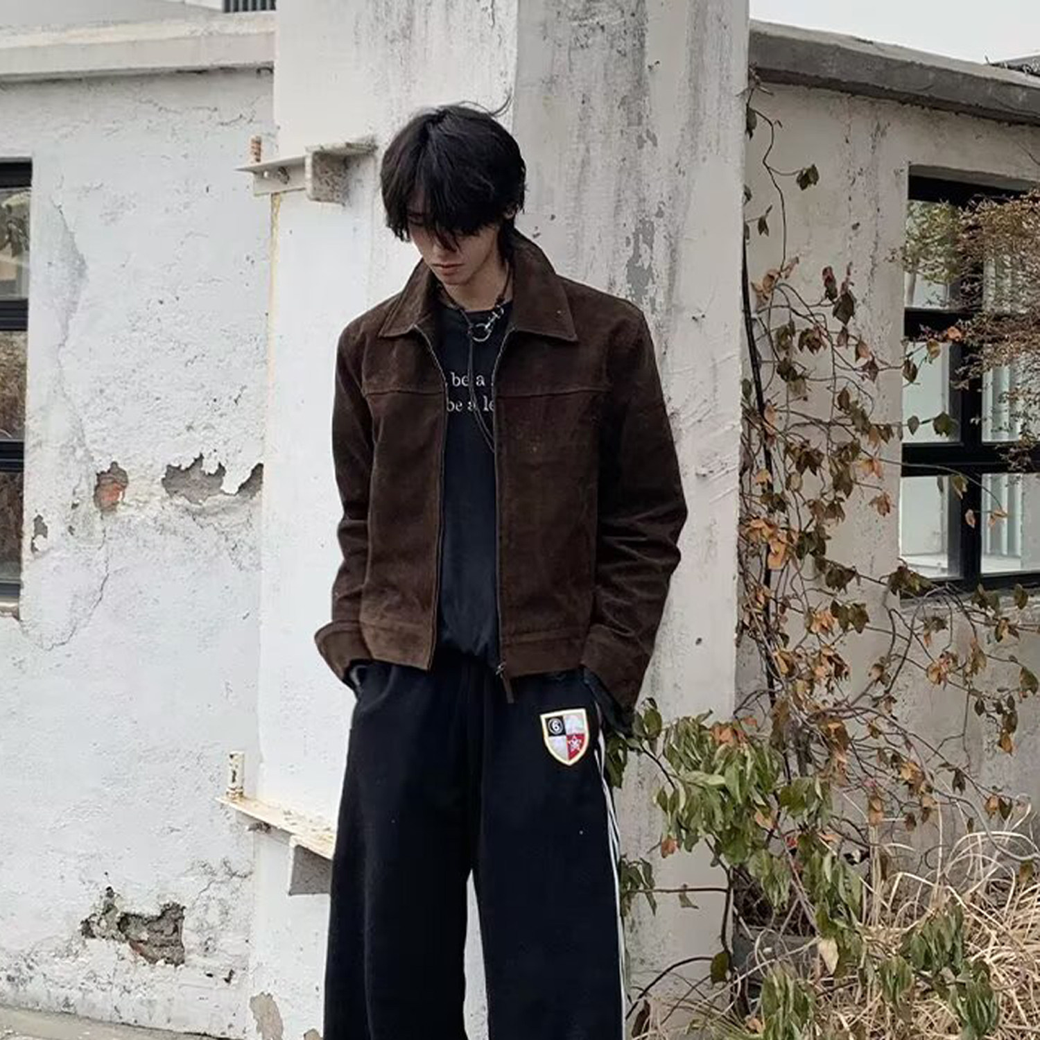美式短款行政夹克男高级感棕色外套韩系轻奢工装飞行员上衣P78,男装夹克,星座617A(原A401)