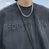 T84*230克重工2026夏季水洗做旧短袖男士T恤P58，男装T恤，星座617A(原A401)