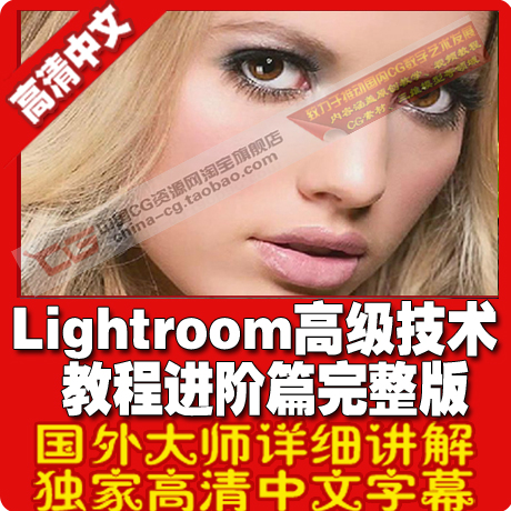 Lightroom高级技术教程进阶篇 摄影后期调色教程中文字幕附带素材