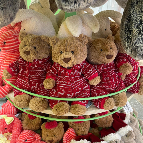 Jellycat正版巴塞罗熊毛绒玩具