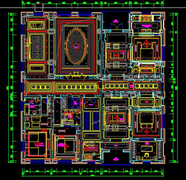 752别墅豪宅家装CAD施工图纸 规范模板 室内软装设计素材方案资料