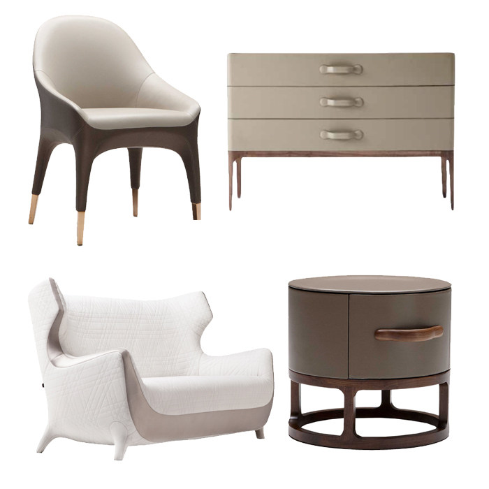 c683-上海家具展 高清现代轻奢家具白底图 软装设计素材图片