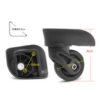W111# American Travel 85A suitcase with wheels accessories, original universal wheel travel case JX9054 wheel accessories thumbnail 7