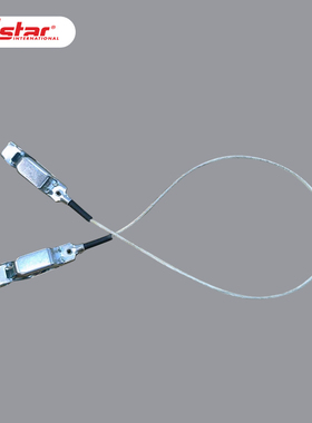 allstar奥斯达击剑器材花剑佩剑护面鳄鱼夹头线MK