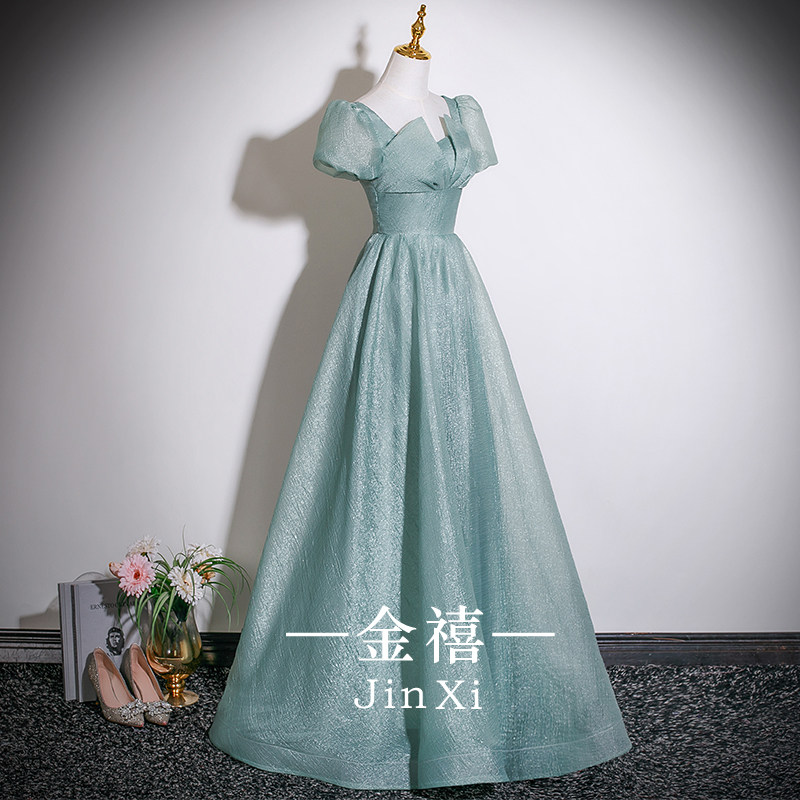 成人钢琴声乐艺考主持人礼服裙女