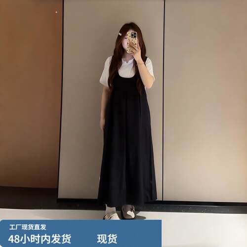 大尺码女装新款大U领中长袖上衣微胖MM百搭可两面穿抱婴袋长短洋