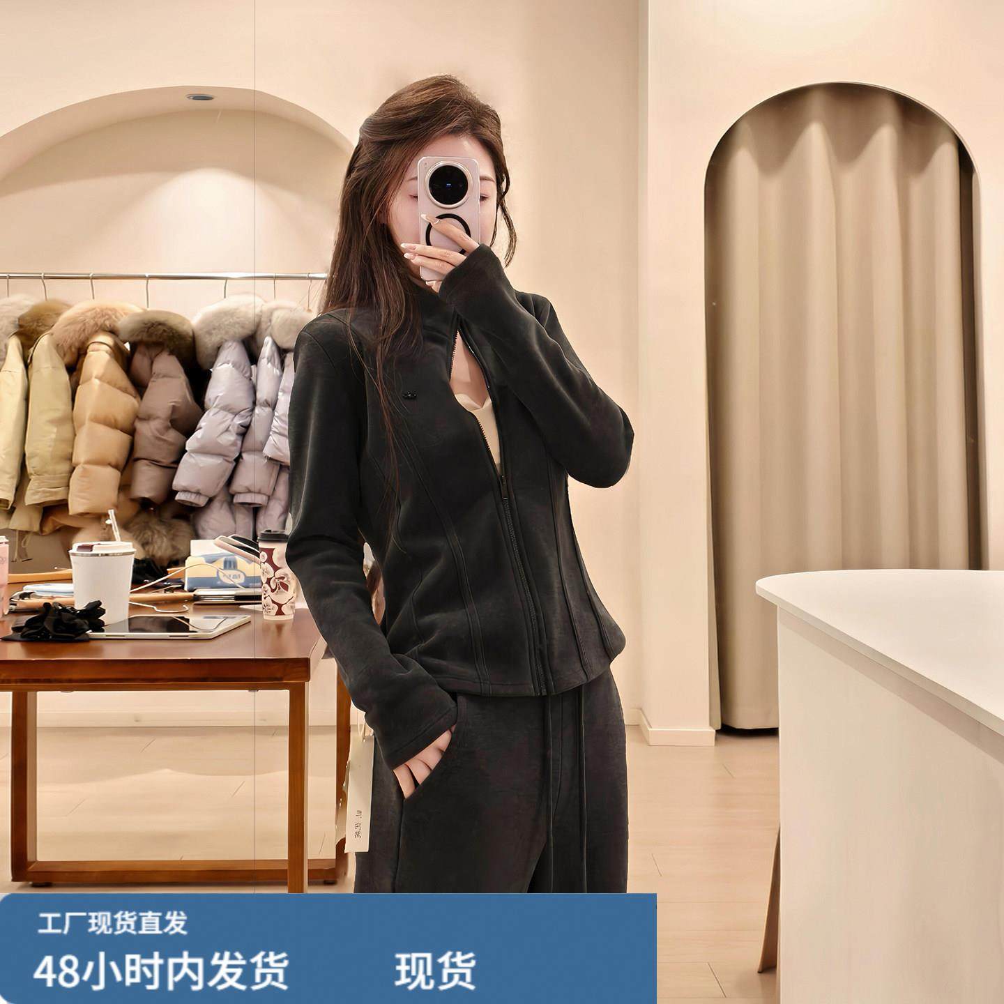 开春套装2026新款修身显瘦韩系超火鱼骨卫衣阔腿裤运动休闲两件套,孕妇装/孕产妇用品/营养,套装,淘宝优惠券,粉丝福利购,淘宝优惠卷