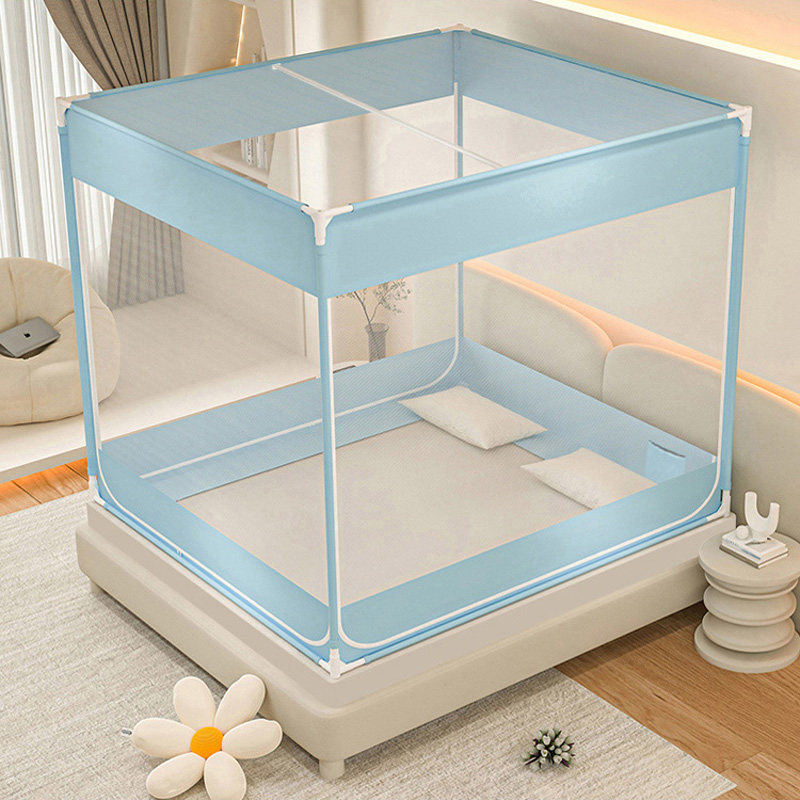 定做防摔蚊帐定制大尺寸新款拉链有底家用200x240x260x300x360