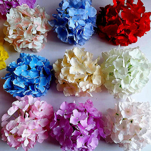 绣球花头仿真花婚庆插花道具绢花背景墙装饰花材路引diy花朵摄影