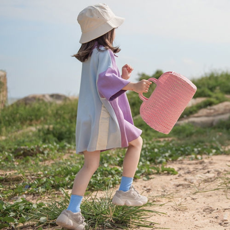 女童夏装2023新款儿童连衣裙韩版t恤衬衫裙子洋气Polo衫中小学生