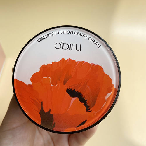 ODIFU奥迪芙红花美颜精华弹润BB霜保湿强遮瑕小蘑菇粉扑气垫粉底