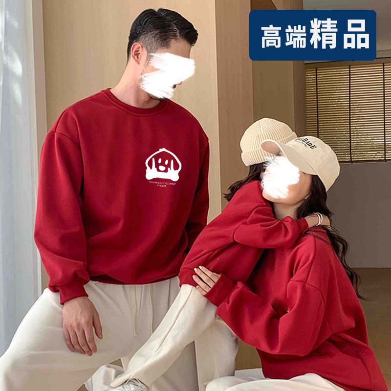 春秋卫衣亲子装一家三五口父子母女装儿童男女个性时尚潮宽松落肩