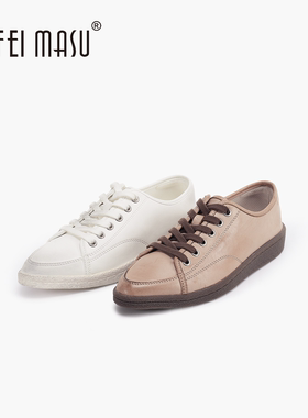 SUFEIMASU/苏菲玛素轻便做旧尖头平底休闲脏脏鞋板鞋SF62C-962