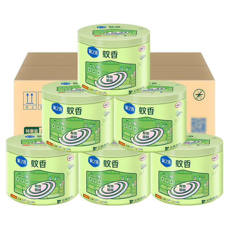 榄菊蚊香加大盘40单圈*6筒（整箱销售） 艾草香型灭蚊防蚊驱蚊黑使用感如何?