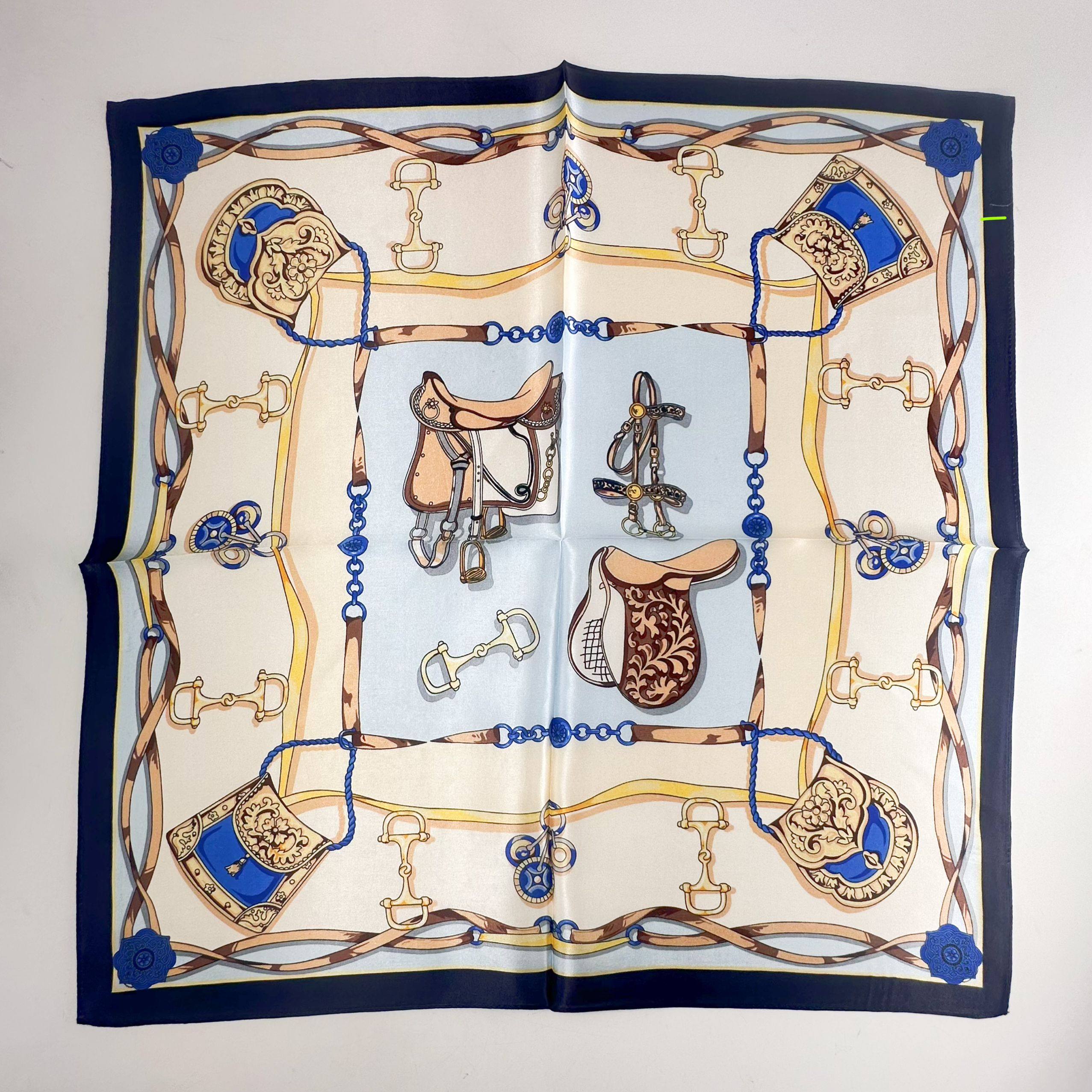 春夏季女士高级感职业丝巾桑蚕丝50小方巾百搭真丝围巾护颈领巾