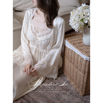 法式吊带睡裙蕾丝纯欲风