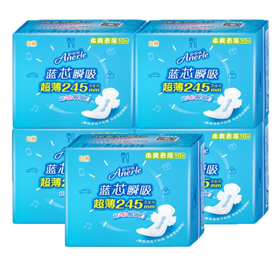 蓝芯卫生巾安尔乐日用