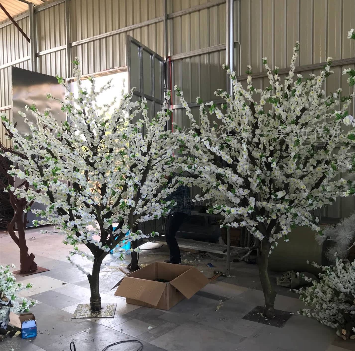 仿真花仿真梨花树桃花树仿真梨花桃花!十年专业值得
