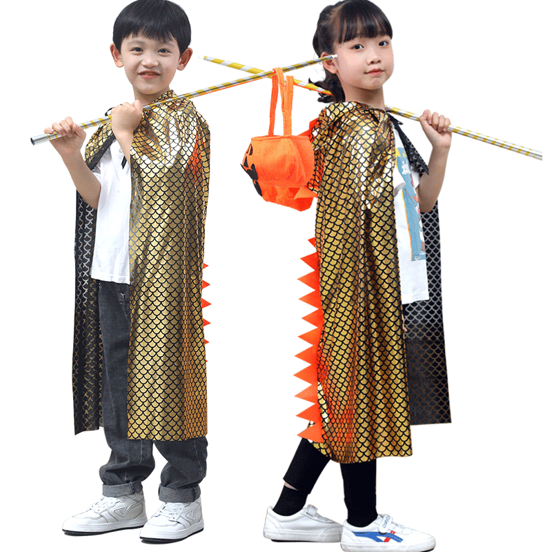 kingmagic儿童节圣诞节恐龙披风