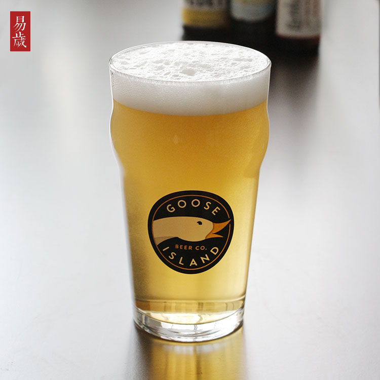 GOOSEISLAND鹅岛专用啤酒杯皮尔森英式精酿IPA利比品脱杯加工定制