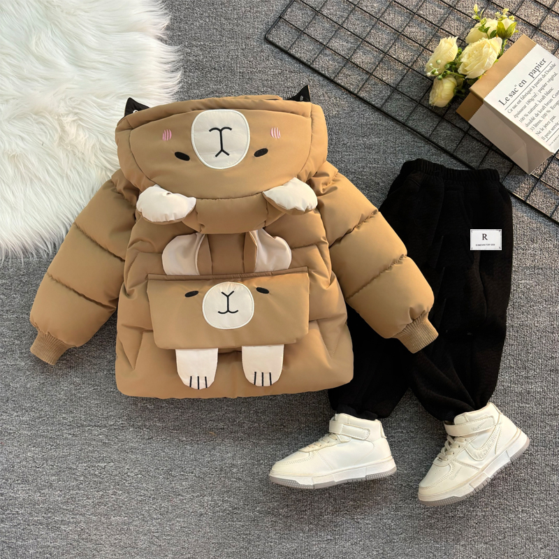 男女童加厚新款棉衣宝宝羽绒棉袄