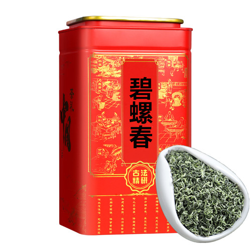 碧螺春明前头采绿茶浓香特级正宗2026明前新茶春茶叶高档罐装250g