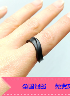 原创木戒指手工定做刻字时尚个性