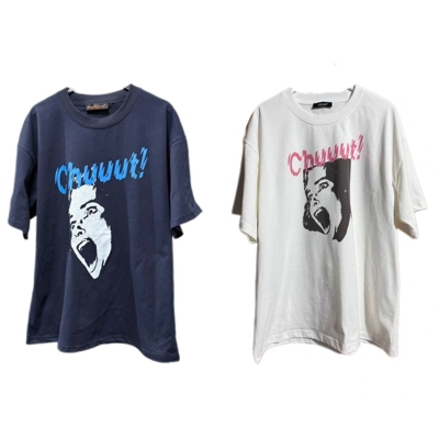 夏季上新！Undercover 06ssT期呐喊女人像印花短袖 双色纯棉半袖