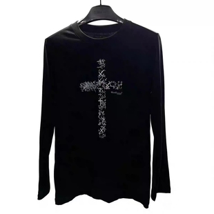 『现货』Undercover 02AW魔女期十字架印花长袖 全棉卫衣