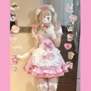 cos猫耳娘洛丽塔连衣裙子春夏 日系lolita少女软妹猫咪可爱女仆装