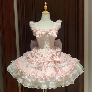 甜喵咖啡厅云絮甜心洛丽塔原创可爱新款lolita裙子小蛋糕裙超萌