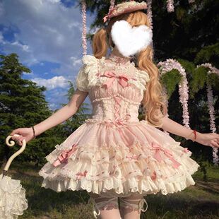 正版小芙蝶洛丽塔心动玩偶芭蕾蛋糕连衣裙Lolita裙公主连衣裙可爱