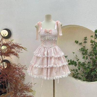 现货雾野告白jsk吊带Lolita芭蕾三段式洛丽塔连衣裙lo