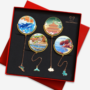 辽宁景点特色文创金属书签老虎滩海洋大连沈阳故宫旅游纪念品礼物