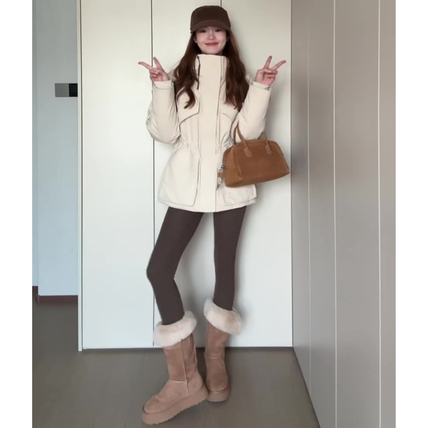 加绒修身显瘦韩式休闲简约鲨鱼裤