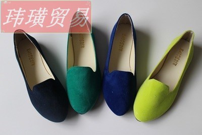 女平底单鞋大码women princess shoes ladies flat shoes size42