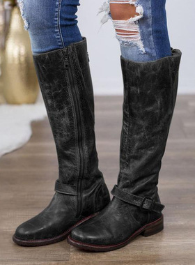 plus size 42 43 women long boots 高筒靴大码43高跟女靴长靴