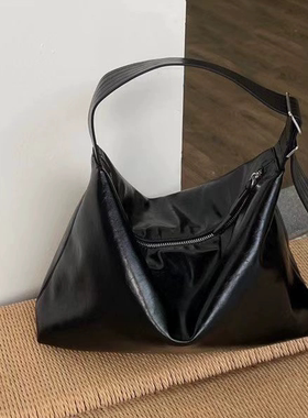 娜飞儿新款女包时尚百搭单肩斜挎包软大包手提腋下包托特包12937