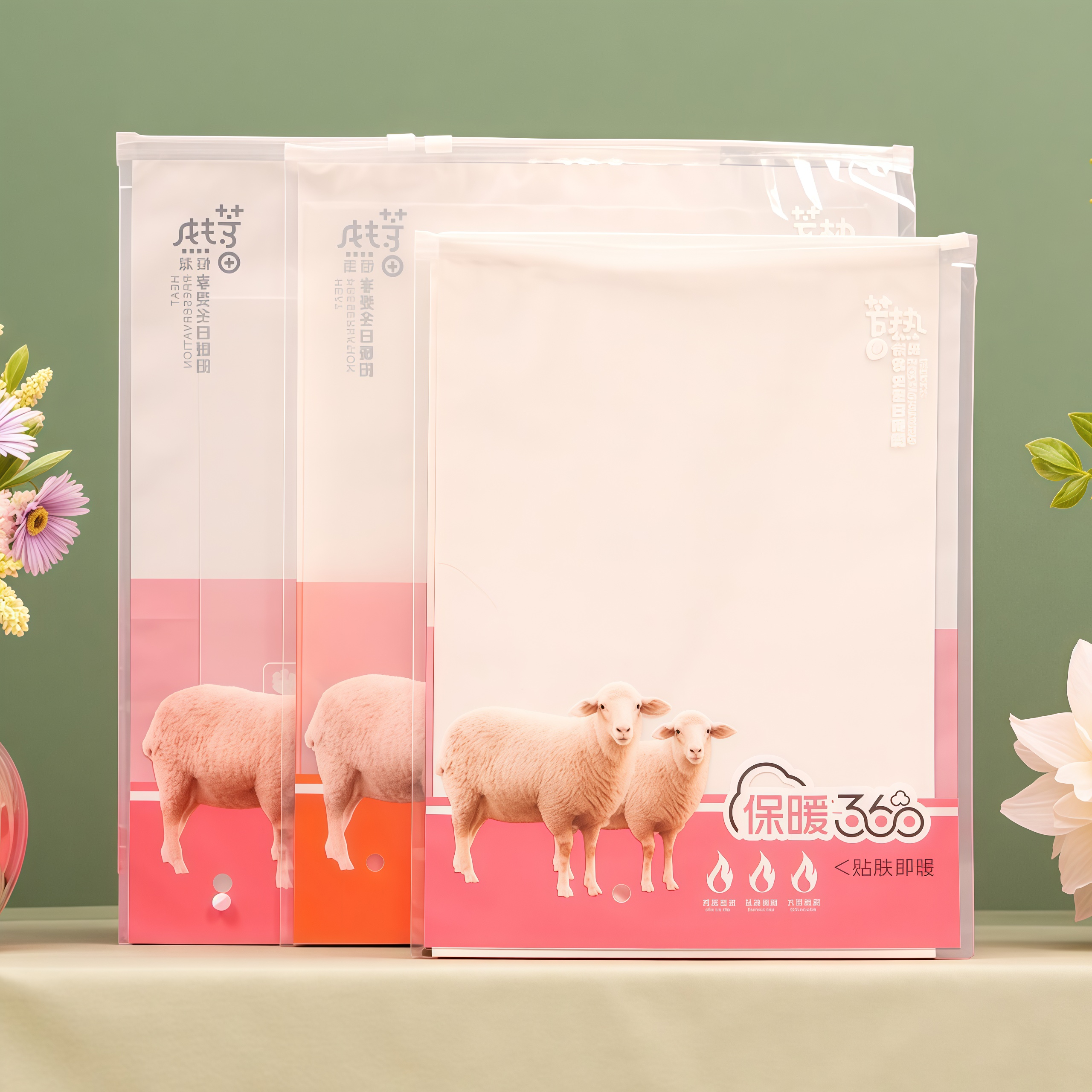 薄款保暖内衣包装袋秋冬加绒打底裤背心透明袋内衣衬衣衬裤拉链袋