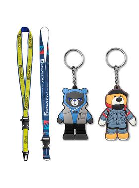 GSADV冒险带求生哨摩托车防磨防丢钥匙扣钥匙链机车摩旅挂带拉力