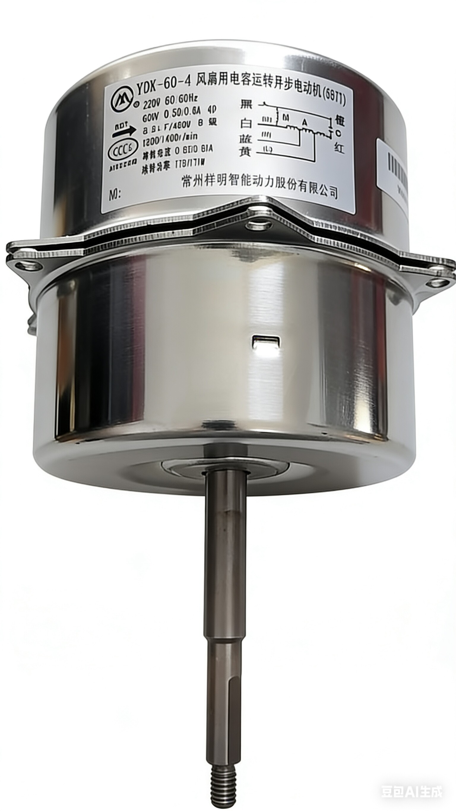 YDK-60-4（9917）风扇用异步电动机马达常州样明智能动力电机